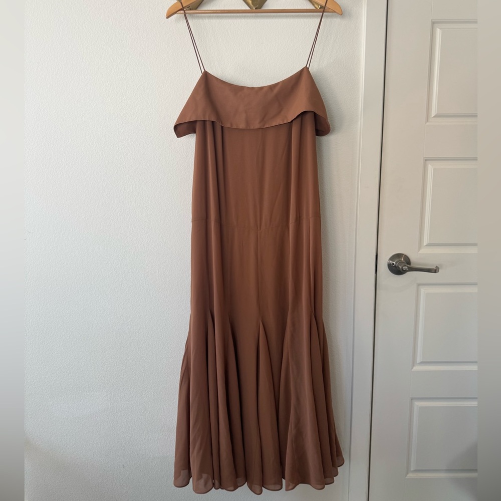 [NWT] H&M Brown Dress spaghetti straps